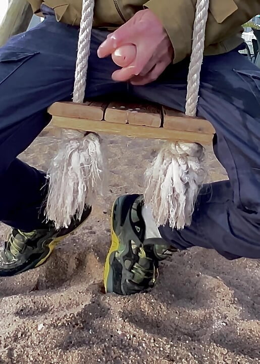 Massives on a Beach Swing.