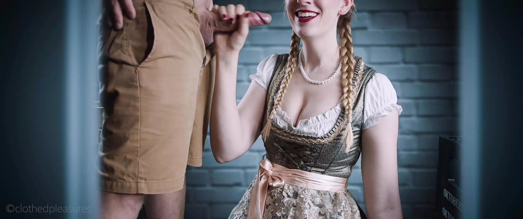 My first sex video! Cheating in the beverage warehouse at the Oktoberfest! – clothedpleasures