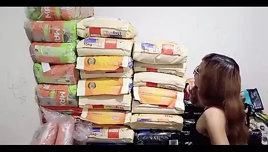 Warehouse porn video – He Checked the Warehouse to Do the Inventory and Did Not Mind Fucking Me