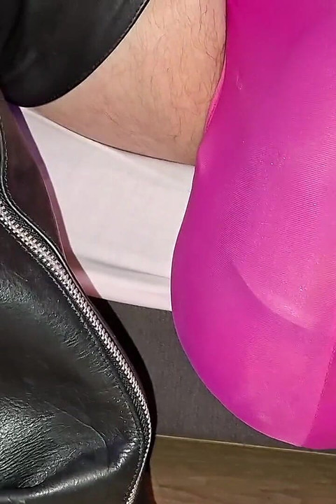 Lycrajock and Leather Chaps,mirrorfun