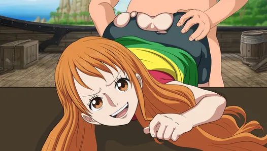 Hentai une pièce - Nami se fait baiser brutalement en levrette