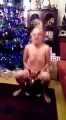 Naomi Shotter 22 from Pirbright celebrating xmas