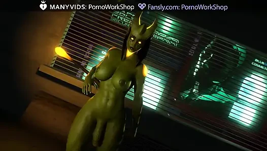 Succubus Futanari Have Anal Sex and Ejaculate Inside