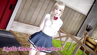 نايرا تظهر صديقها كسها المبلل في المطعم