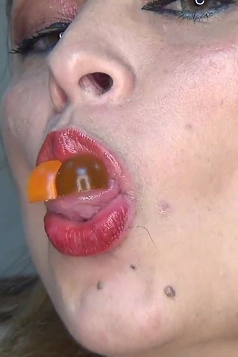 Swallowing Jelly in the Shape of Penises