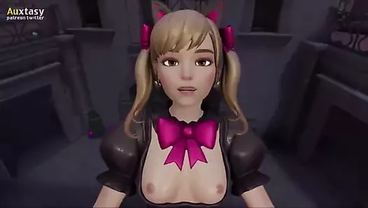 DVa Black Cat pov fuck