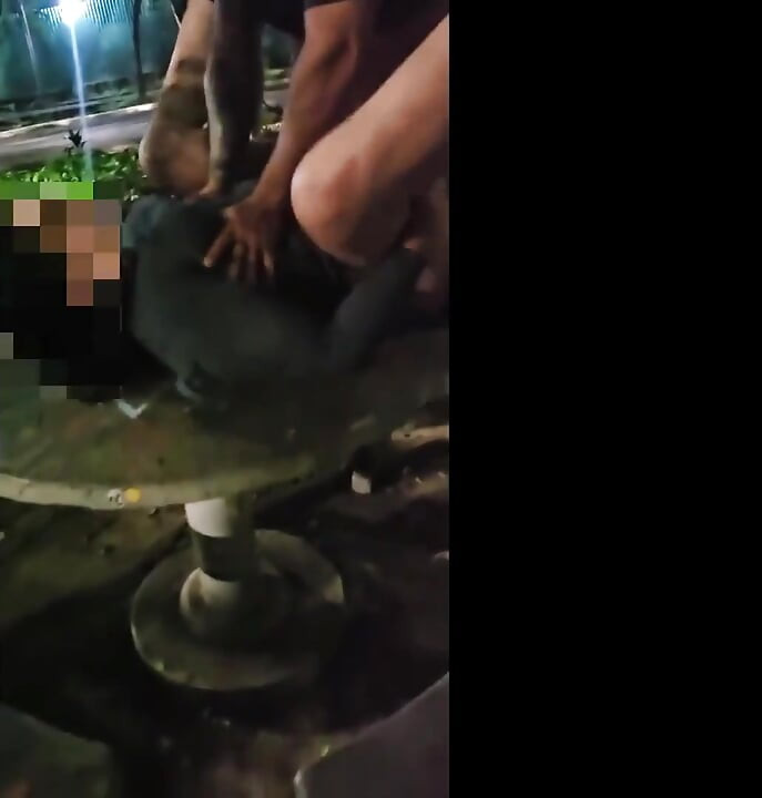 I Found Macho in a Public Square, Fucked Me in Front of the Cuckold