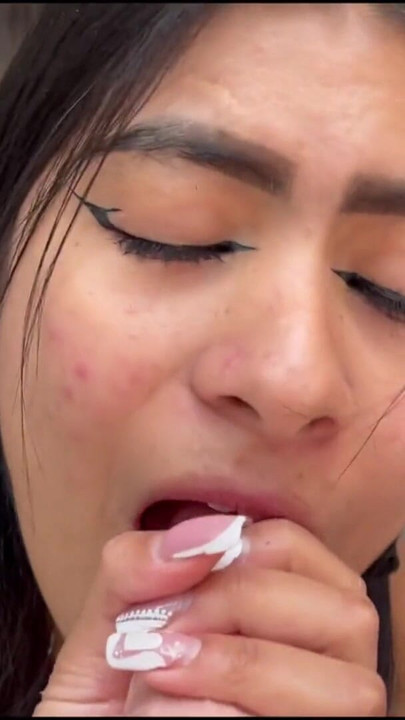 Iconic moment from "POV Cute young girl sucks a big cock-1"