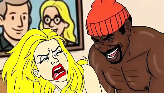 Замужняя домохозяйка Мария раздвигает ноги и становится женой-шлюшкой. Хентай мультфильм