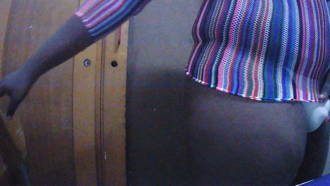 oiling my ass, boobs and dick