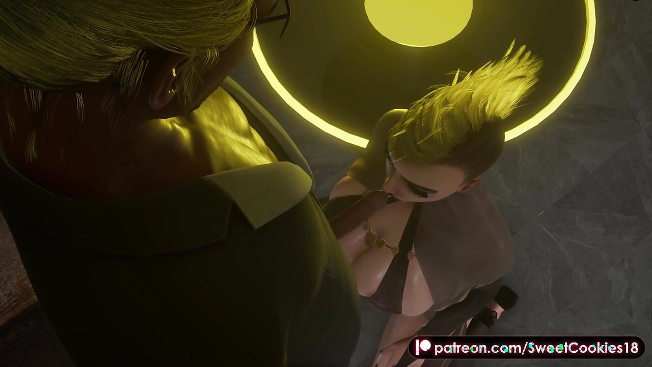 Punk Stripper Sucks Cock Then Gets Creampied in Club