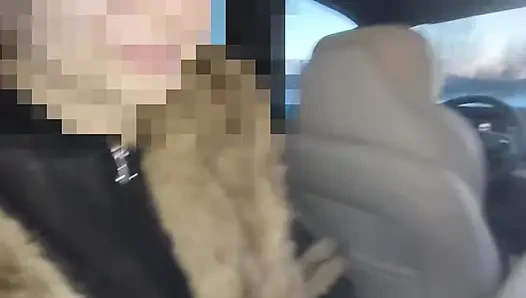 Arabada kış yolunda seks