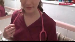 Enfermera noruega en primer plano
