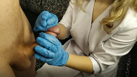 Nurse Masturbates My Cock In Latex Glove
