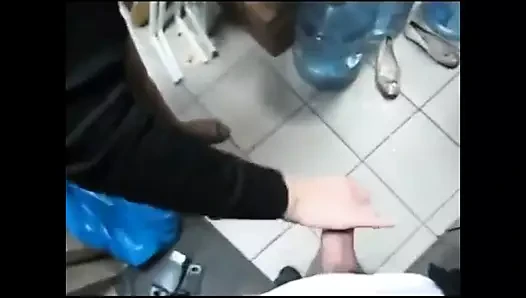 Blowjob at work