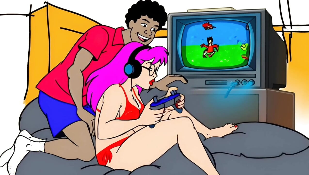 My Stepmom Loves Retro Games, Hentai, Ai Cartoon