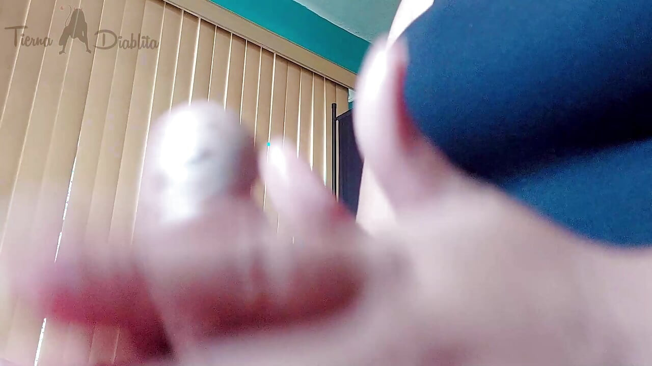Thumb Pleasure Thumb: I Pushed It to the Limit by Rubbing Its Frenulum and Its Shot Was Incredible