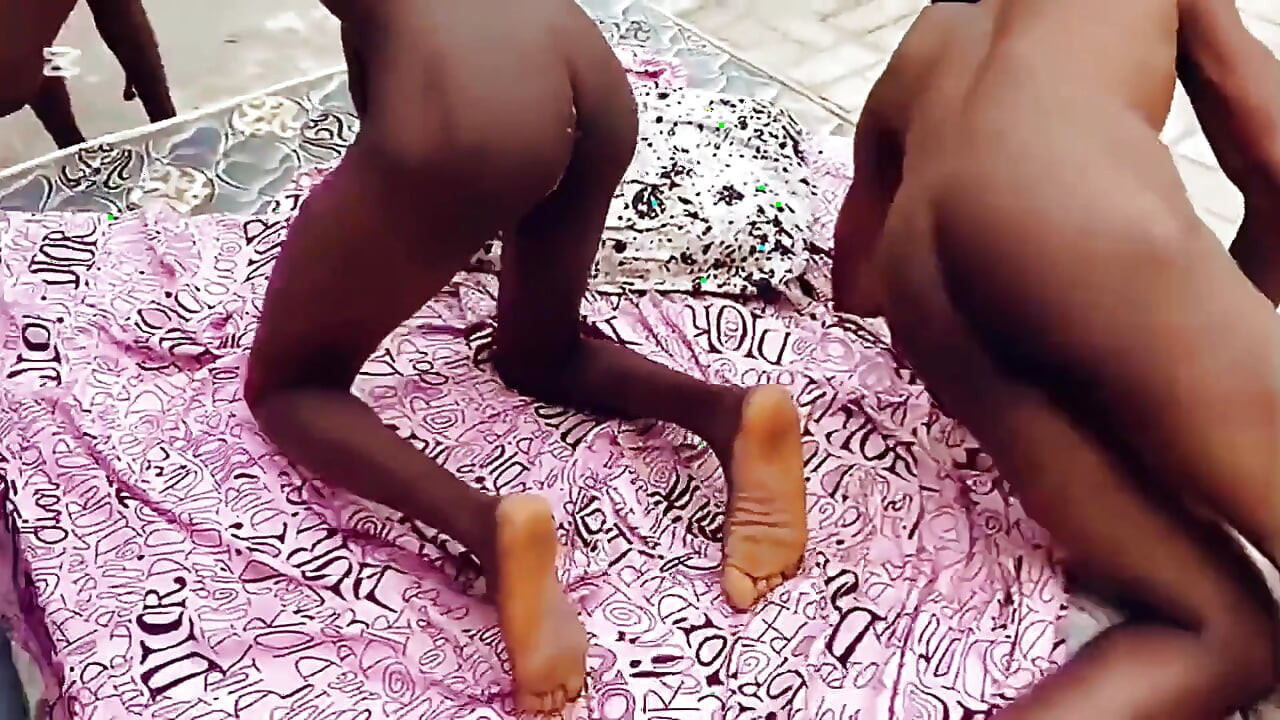 Outdoor. in the Friend's Compound Having Anal Sex