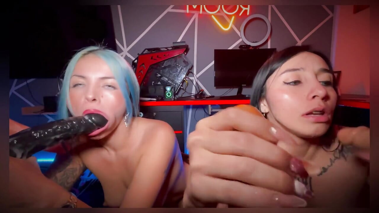 POV Orgy with BBC Dildos and Two Very Horny Lesbians - Sweetkimmi