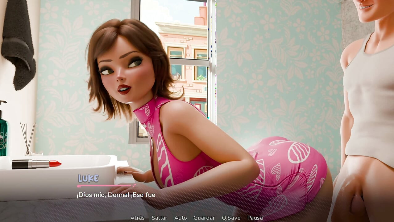 Üvey Annem Banyoya Girip Herkes Dışarıda Beklerken Beni Sikiyor 3D Hentai
