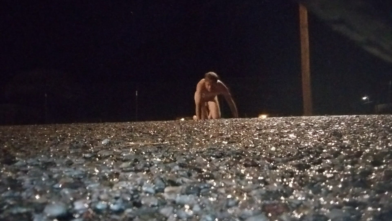 LilSissybitchboi crawling in the rain on the street for online Dominatrix part 2