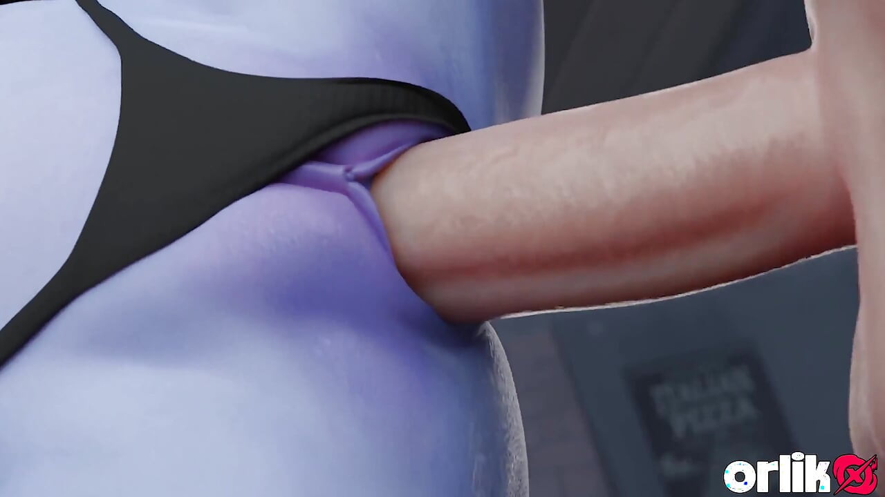 De pizzamaker-verschuiving van weduwemaker is wild geworden - grote lul 3D Overwatch