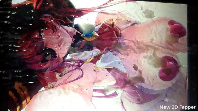 Vtuber Houshou Marine Cumtribute