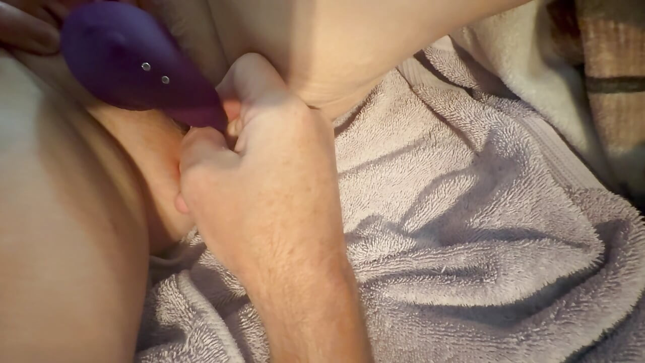 Wifey Gets Two Holes Filled With New Toy