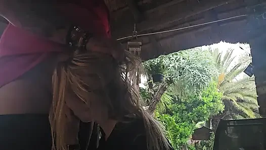 18 Year Old Sucking Cock Outdoor at Holiday Resort