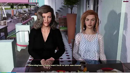 Cerita Haley #17 - haley dan johannes menaati rumah Adriana... Johannes ngentot haley di atas meja makan