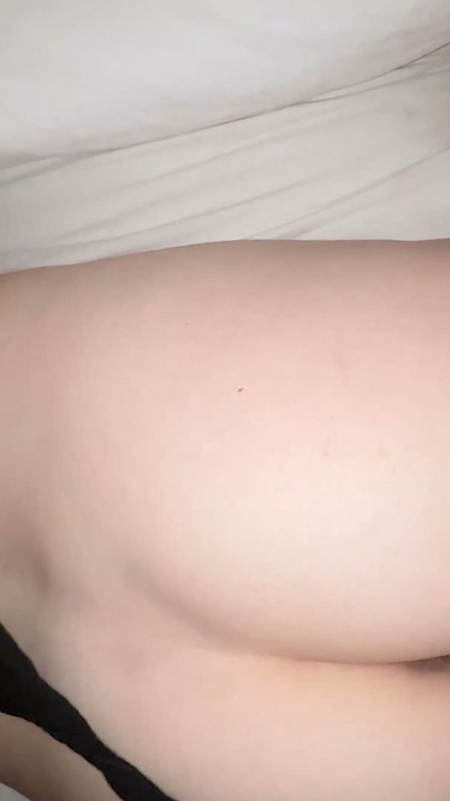 It is very beautiful when girl shows her ass for the firs time on camera | Clip 1