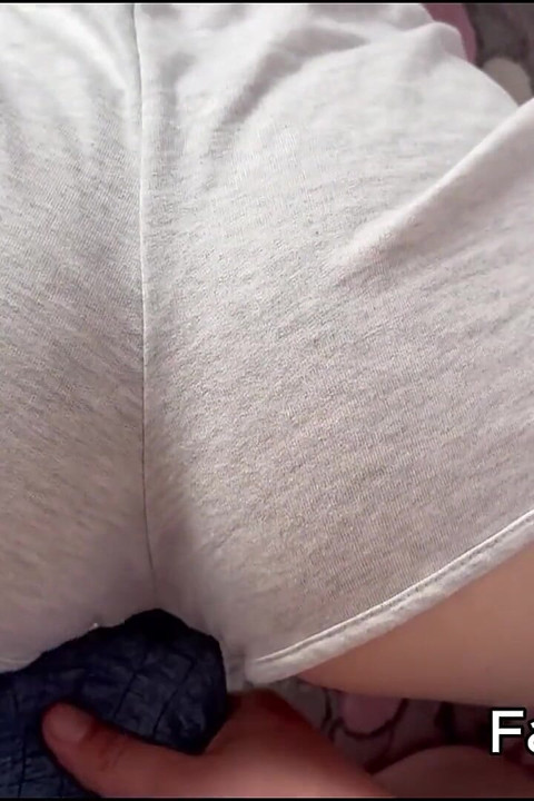 Amateur Wife Rubbing Her Perfect Bubble Butt on My Hard Cock