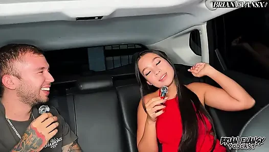 Colombian big booty Daniela Andrea has a happy ending interview with Brian Evansx
