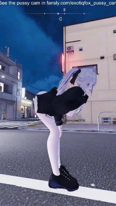 Epski trenutak iz "Slatka gamerska djevojka Hentai Gamer japanska igra Secret Flasher Manaka"