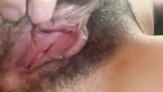 sclose up, kleines arschloch, behaarte muschi, lippen