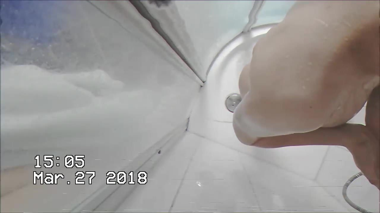 Me in the shower