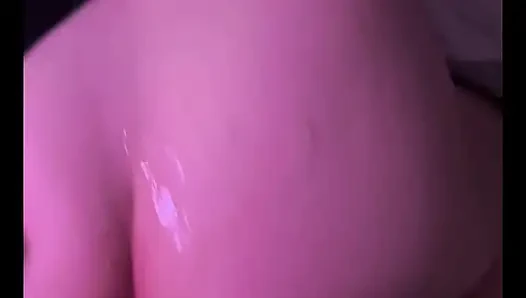 Look how he fuckes my ass and then my pussy with a massive cumshot on my fat ass!