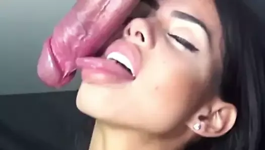 using tongue flick to make him cum