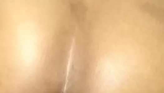 Making her ass cream