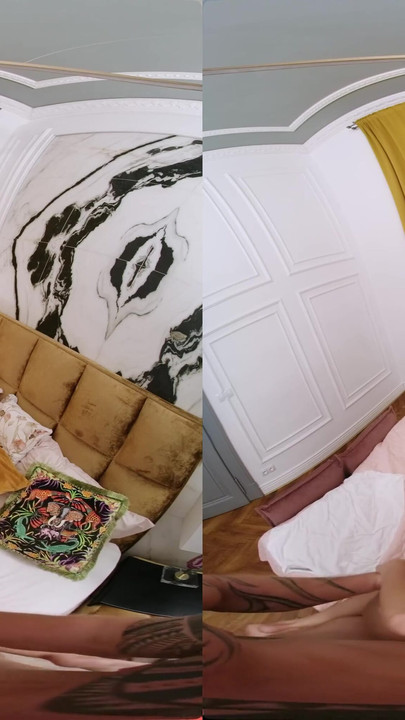 "Seni yakalıyor ve sikişmek istiyor - sanal gerçek porno" dan mutlaka görülmeli an