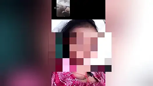 Video call sex Indian wife bhabhi ji ka mu me lena bhabhi