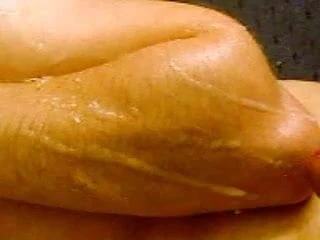 Huge cum load onto forearm