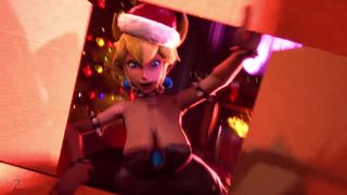 Bowsette und ihr Geschenk-Hentai-Porno des neuen Jahres