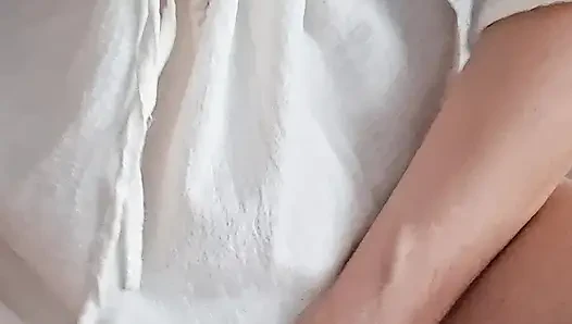 Samstag auf dem bett