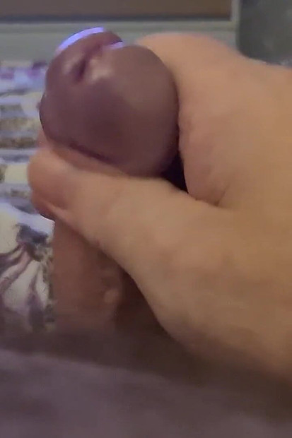 Grandpa Plays with His Cock While Watching a Movie