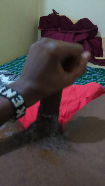 Close up cum shot Black Dick