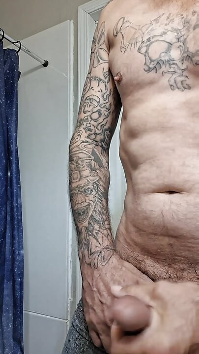 Jacking this cock