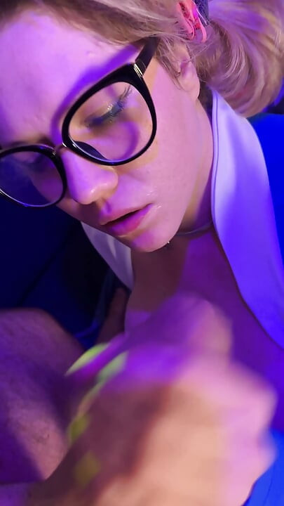 Insanely Sloppy Deepthroat BJ From Live Show - Throatfucked & Facial