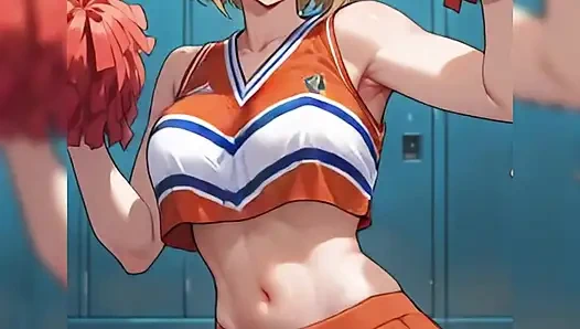 What big tits my girlfriend the cheerleader has, I fuck her after a game at her university