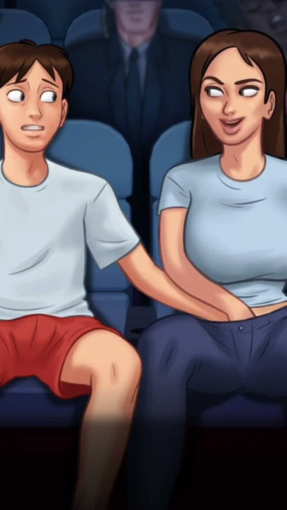 Stepsister fingering during movie | Clip 1